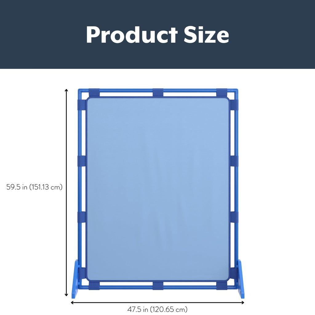 PlayPanel Room Divider 59.5" x 47.5", Sky Blue