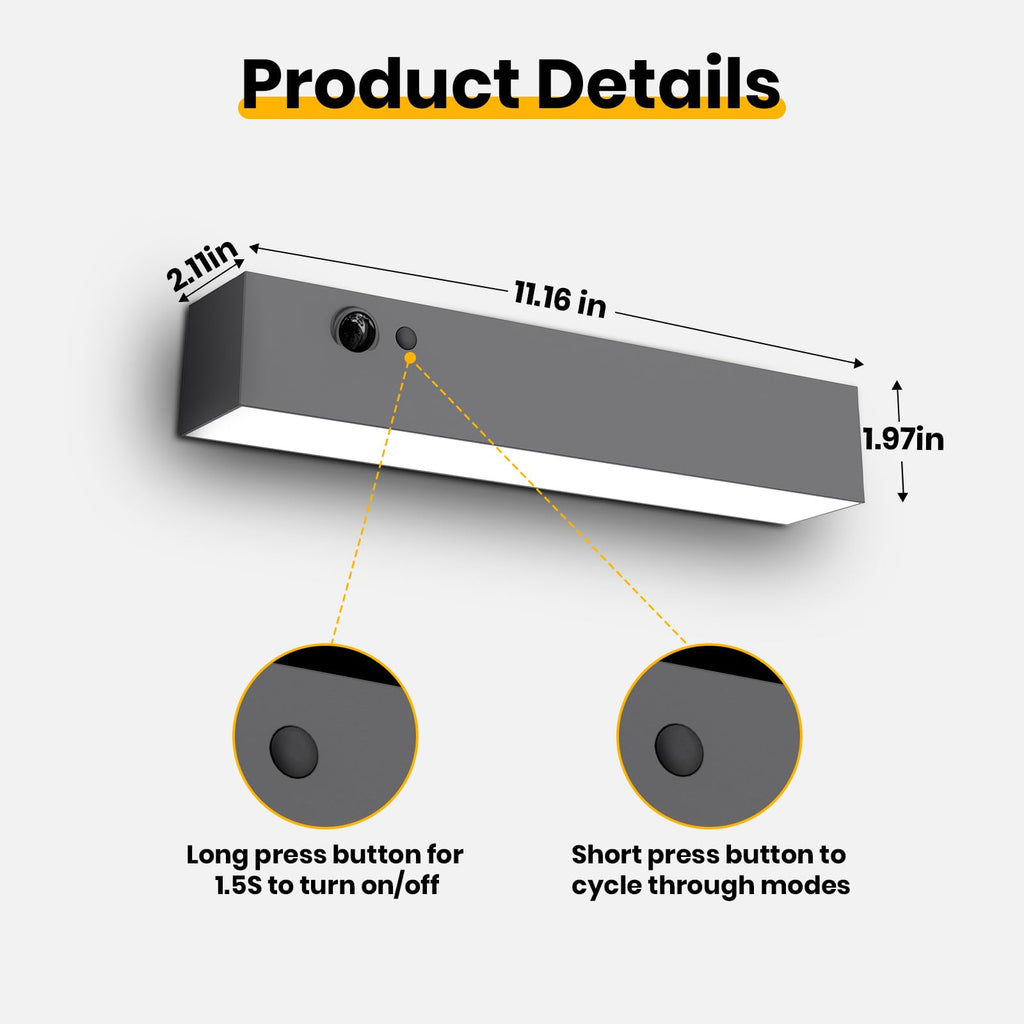 Solar Wall Lights Outdoor, 2Pcs Solar Lights with Motion Sensor