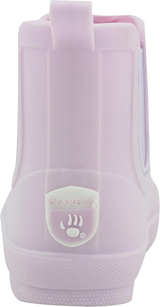 Toddler and Kids' Chelsea Rain Boots, Waterproof Rubber Rainboot, Girls/Boys Light Water Shoes for Muddy Park/Hiking