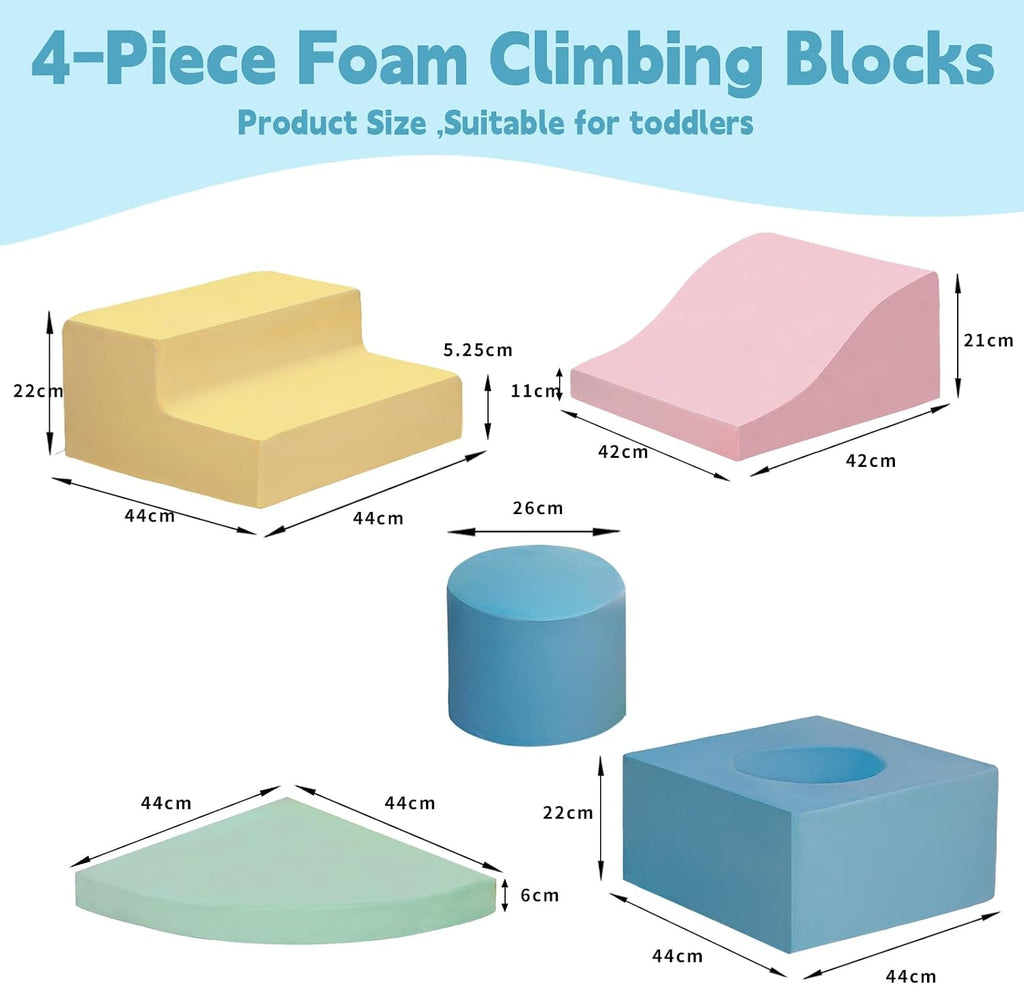 Climbing Toys for 1 Year Old, Baby Foam Climbing Blocks Indoor