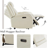 Watson & Whitely Genuine Leather Power Recliner Chairs for Adults