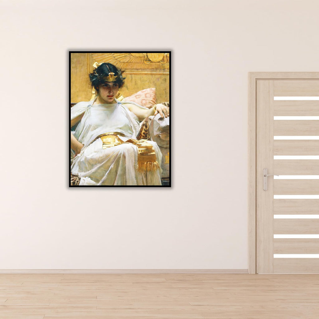 Waterhouse Canvas Wall Art Cleopatra Poster - Master Oil Painting Print Modern Room Aesthetic Home Wall Decor