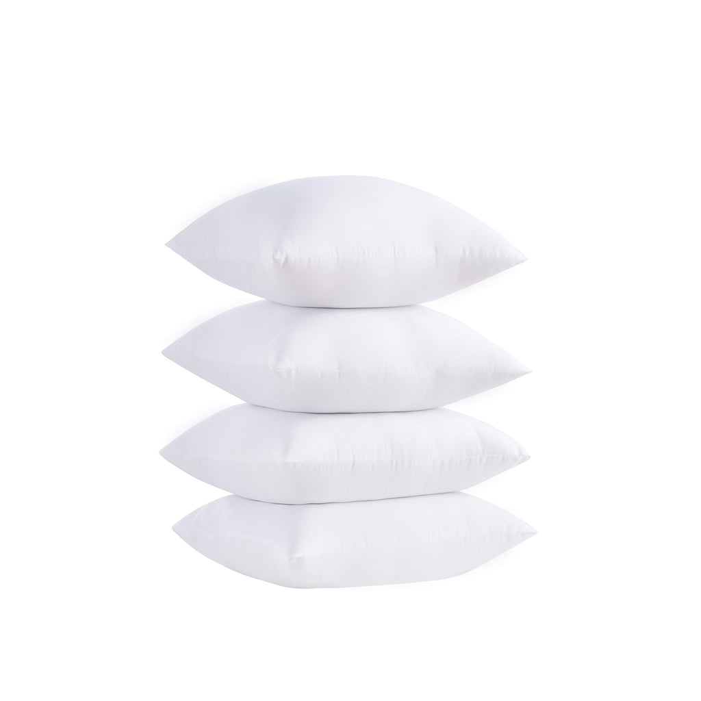 Throw Pillow Inserts, Euro Sham Form Stuffer with Premium Polyester Micro Fiber, Decorative for Bed, Couch and Sofa