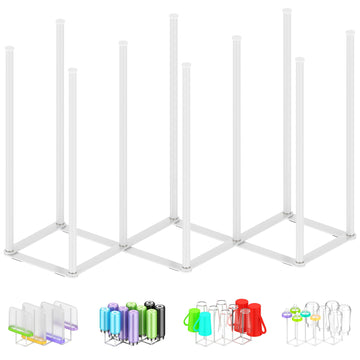 Collapsible Bottle Drying Rack, Foldable Baby Bottle Drying Rack, Portable Drainer Stand Holder for Water Bottles