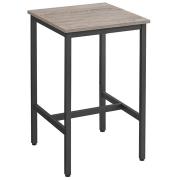 Bar Table, Kitchen Dining, High Top Pub, Square, Steel Frame