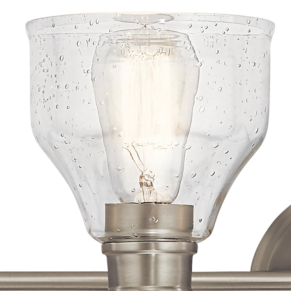 Avery 4-Light Farmhouse Vanity Light, Brushed Nickel