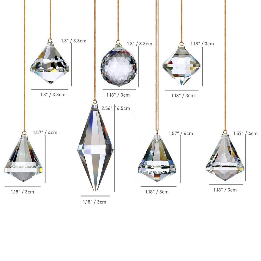 Crystal Chandelier Parts Sun Catcher Prism for Window