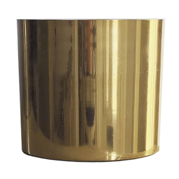 Design UK Metal Brass Planter Plant Pot 20 x 18cm, Gold
