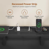 94.5" 2 Person Gaming Desk, Long Office Computer Desk with 8 Drawers & LED Light, Two Person Desk with Storage