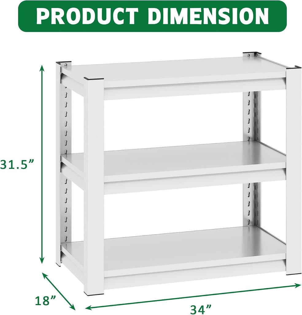 20-30 Gallon Fish Tank Stand, Heavy Duty Metal Aquarium Stand, Adjustable 2-Tier Fish Tank