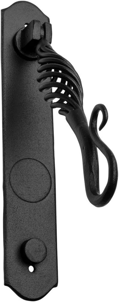 Door Knockers 9 3/8 in. Black Finish Solid Cast Iron Birdcage Style Door Knocker with Mounting Hardware