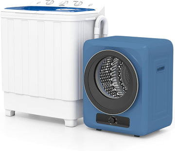 Portable Washer and Dryer Combo, 28 Lbs Twin Tub Washing Machine, 1.5 Cu.Ft Compact Clothes Dryer, Portable Washing