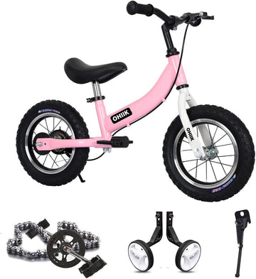 Balance Bike 2 in 1 for Kids 2 3 4 5 6 7 Years Old,Balance to Pedals Bike,12 14 16 inch Kids Bike,with Pedal