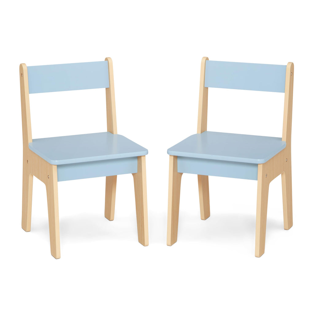 Children - GapKids Table and 2 Chair Set with Paper Roll Holder - Greenguard Gold Certified, Indigo Blue