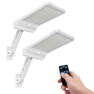 Solar Lights Outdoor, 180° Adjustable 56LED Solar Flood Light, Outside Security Motion Sensor Lights with Remote, 3