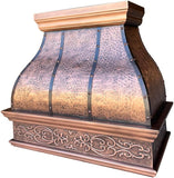 36 Inch Copper Island Mount Range Hood