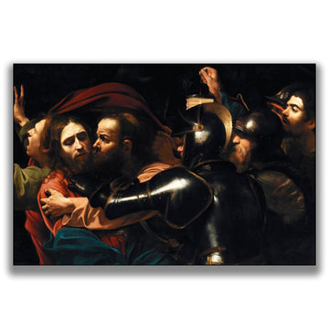 Caravaggio Poster - Christ Posters - Church Canvas Wall Decor - World Famous Oil Painting Reproduction - Cool Home