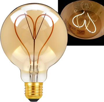 40 Watt Decorative Vintage Large LED Light Bulbs Dimmable,1-Pack