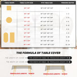 Bow Tablecloth 60×84 Inch Rectangular, Beige Soft Plush Faux Fur Jacquard Bow Table Cover, Seasonal 
