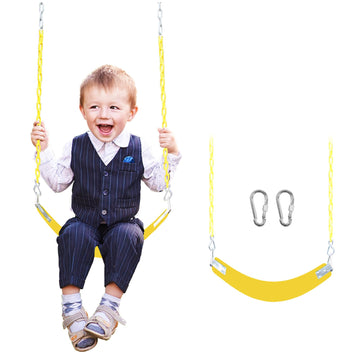 Swing Seat with 66" Chain for Kids Adults, Outdoor Playground Replacement