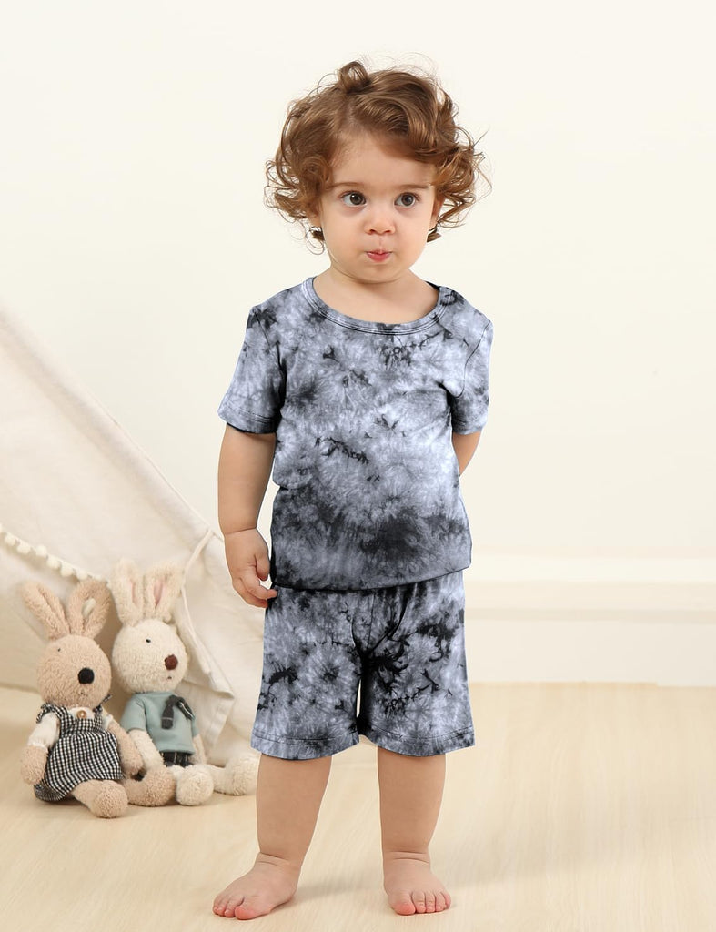 Boys Girls Bamboo Rayon Pajamas Set Kids Sleepwear