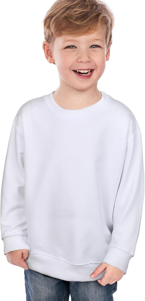 3 Pack Baby and Toddler Boys Crewneck Sweatshirts for Kids 6M