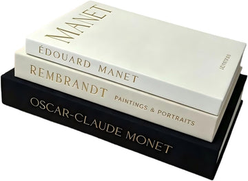 Decorative Faux Books Storage Box, Modern Stacked Books for Shelf & Table Decor, Multi-Functional Ornament for Photo