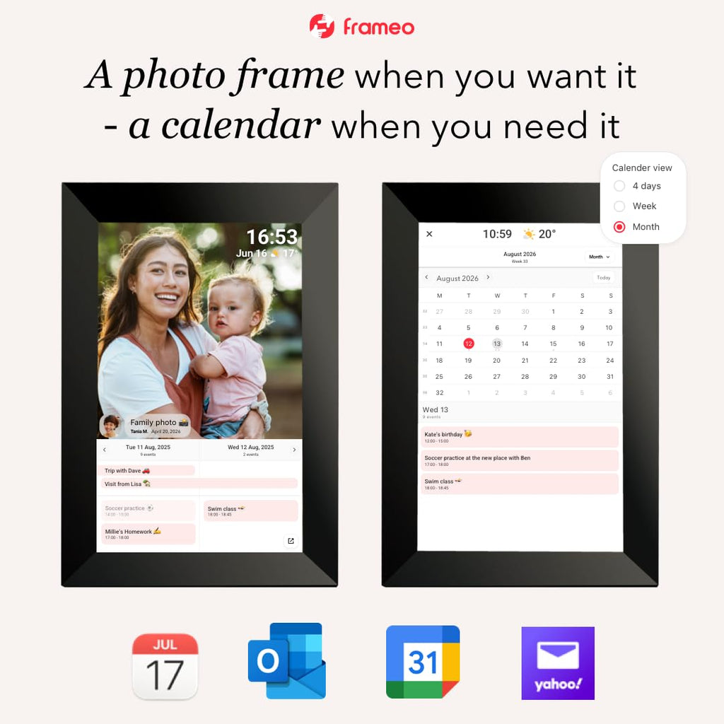 Digital Picture Frame, 10.1" Digital Photo Frame WiFi with 32GB