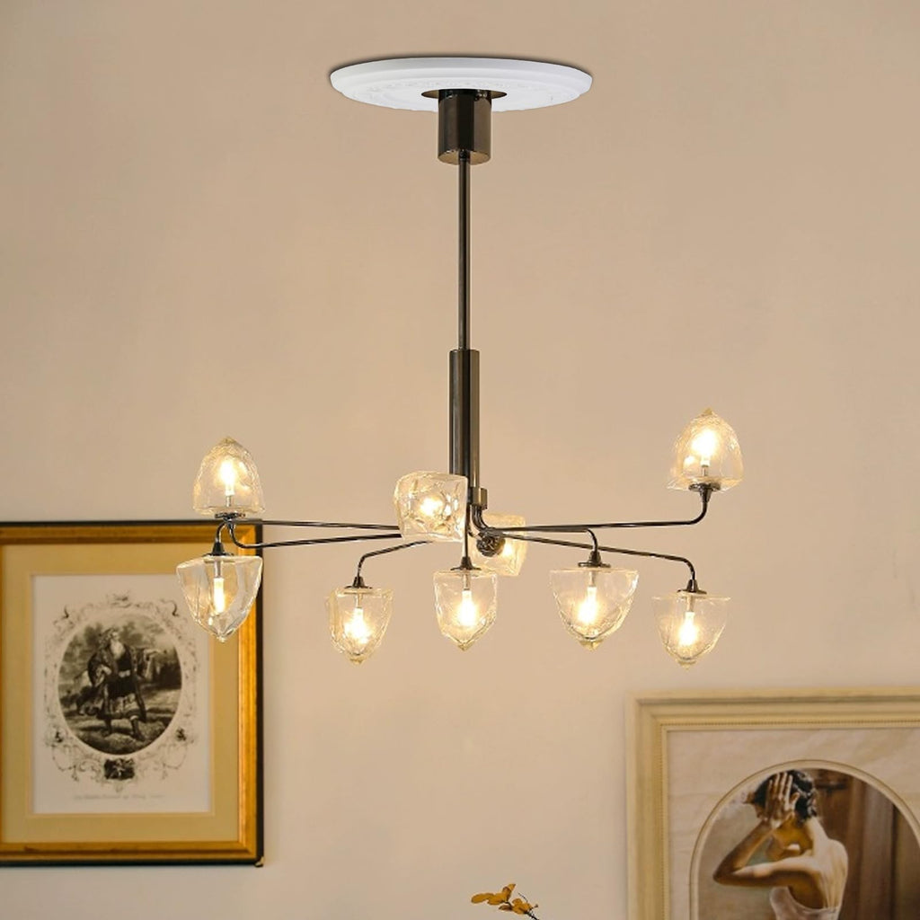 2PCS White Decorative Ceiling Medallion, 12.4" OD x 3.94" ID