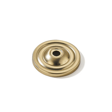 10 Pack Champagne Bronze Backplate for Cabinet Knobs Satin Brass Cabinet Hardware Knob Backplate/Back Plate.