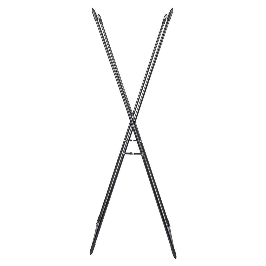 Valet Folding Clothes Rack, Strong Metal X-Frame, Chic Design, Great for Guest and Dressing Rooms, Portable and Easy