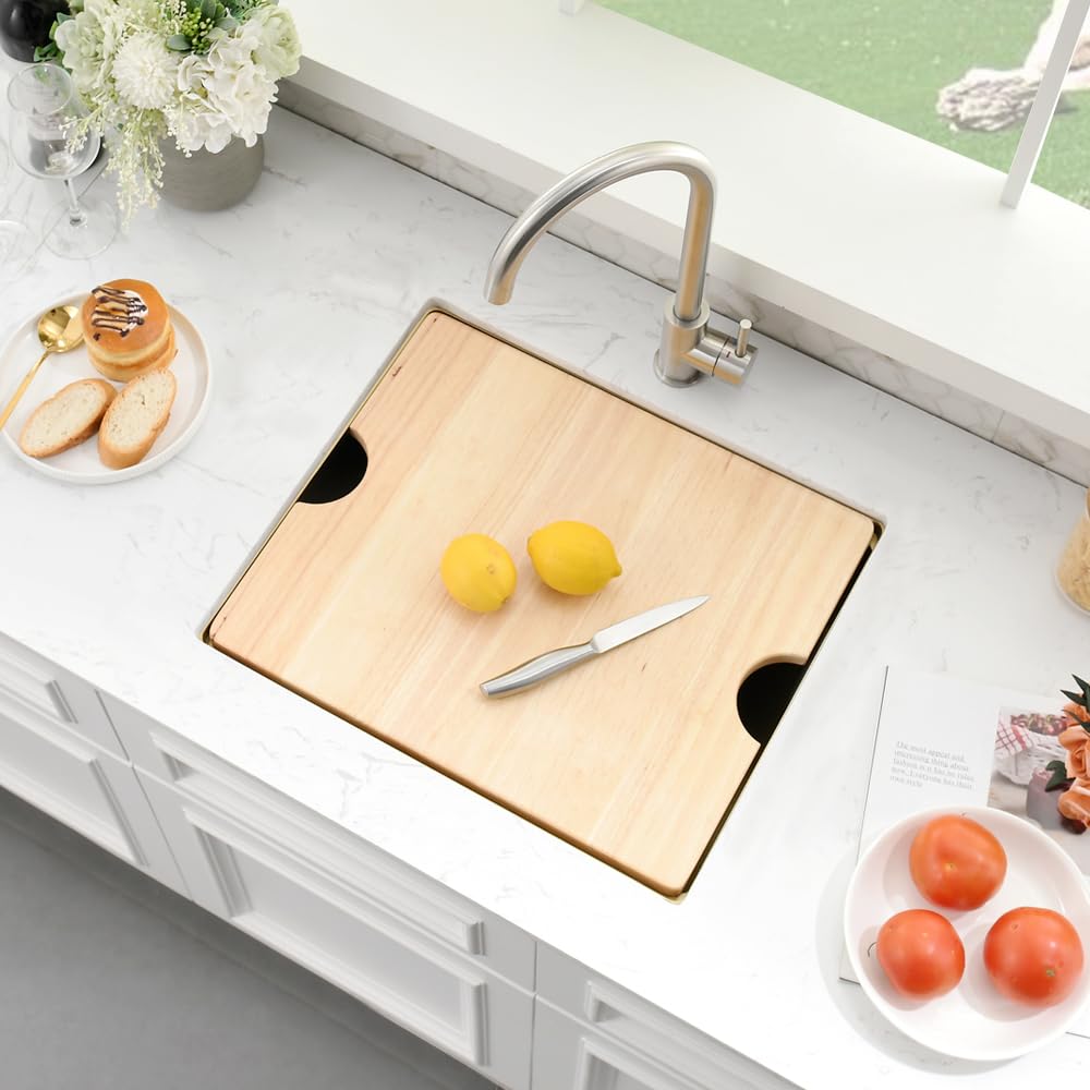 Gold Undermount Bar Sink, 21 x 18 Inch