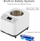 Sauna Steamer Machine for Home, 1300W 1.8qt Steam Generator, Portable Steamer Pot with Remote Control, Oil Diffuser