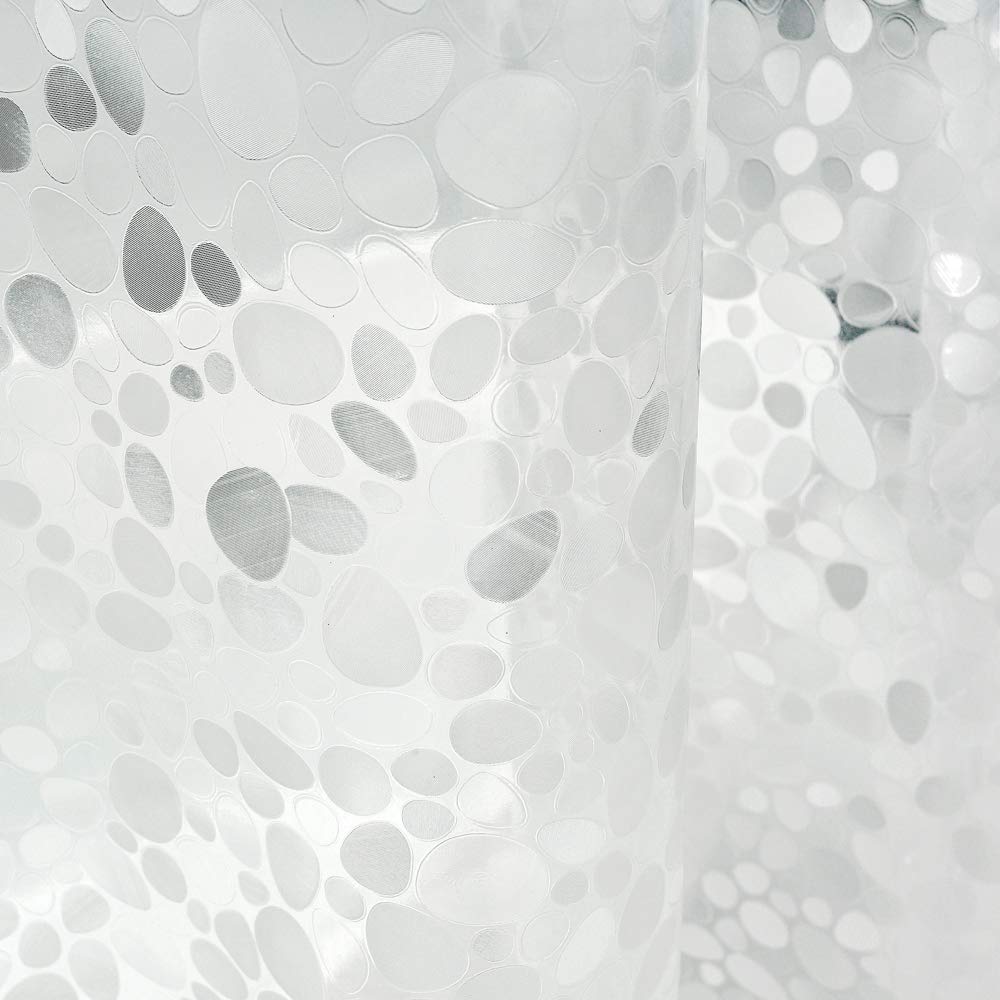 Extra Long Shower Curtain Liner 84 Inches Long, Weighted Bathroom Shower Curtain 72x84 Inch Liner with 5 Magnets