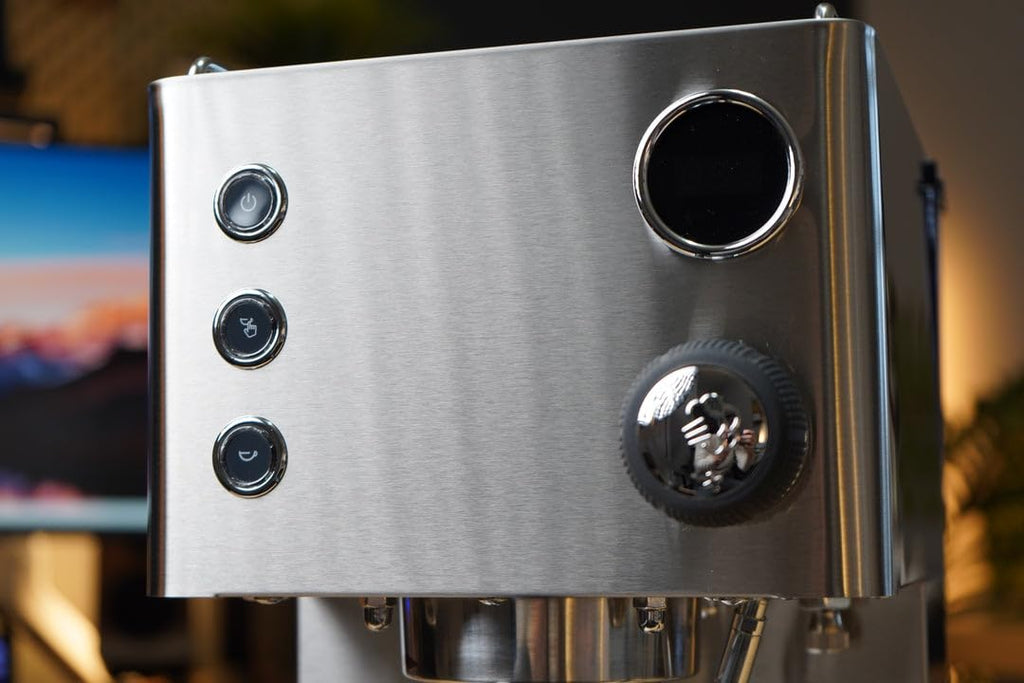 Legato V2 Espresso Machine, PID Temperature Control, 58mm Portafilter, Stainless Steel
