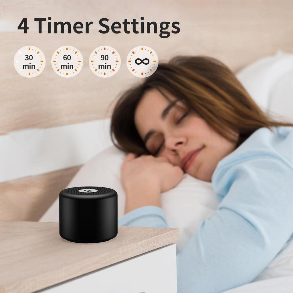 Mini Portable Sound White Noise Machine Baby Patter for Sleep with 30 Sounds for Baby Kids Adults 32 Volume Levels Sleep