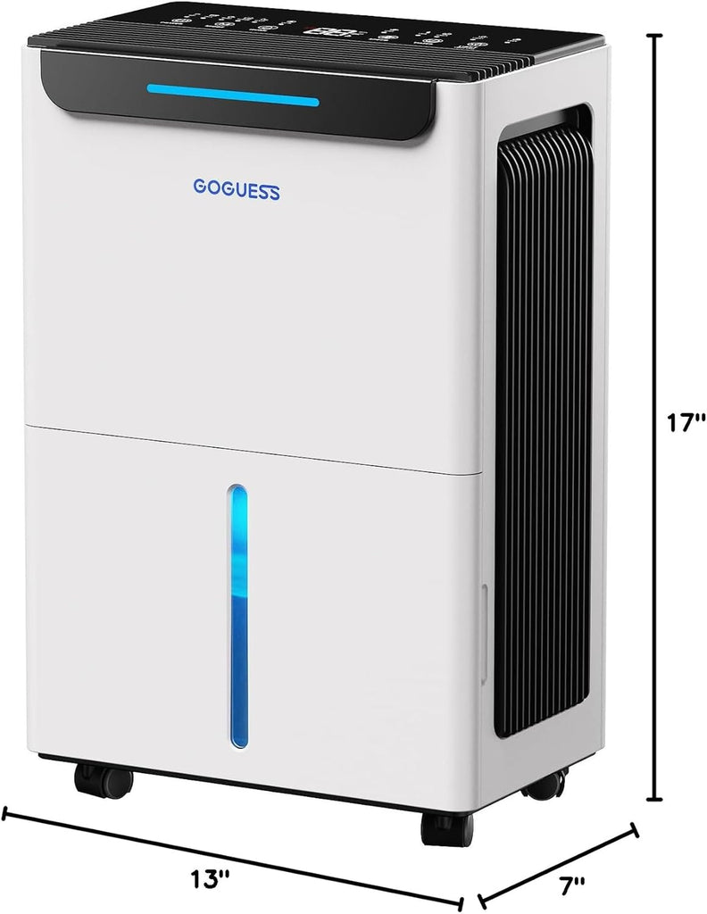 1600 Sq.ft Dehumidifier for Basement - 21 Pints, Drain Hose & Humidity Control Large Room Dehumidifiers for Home, RV