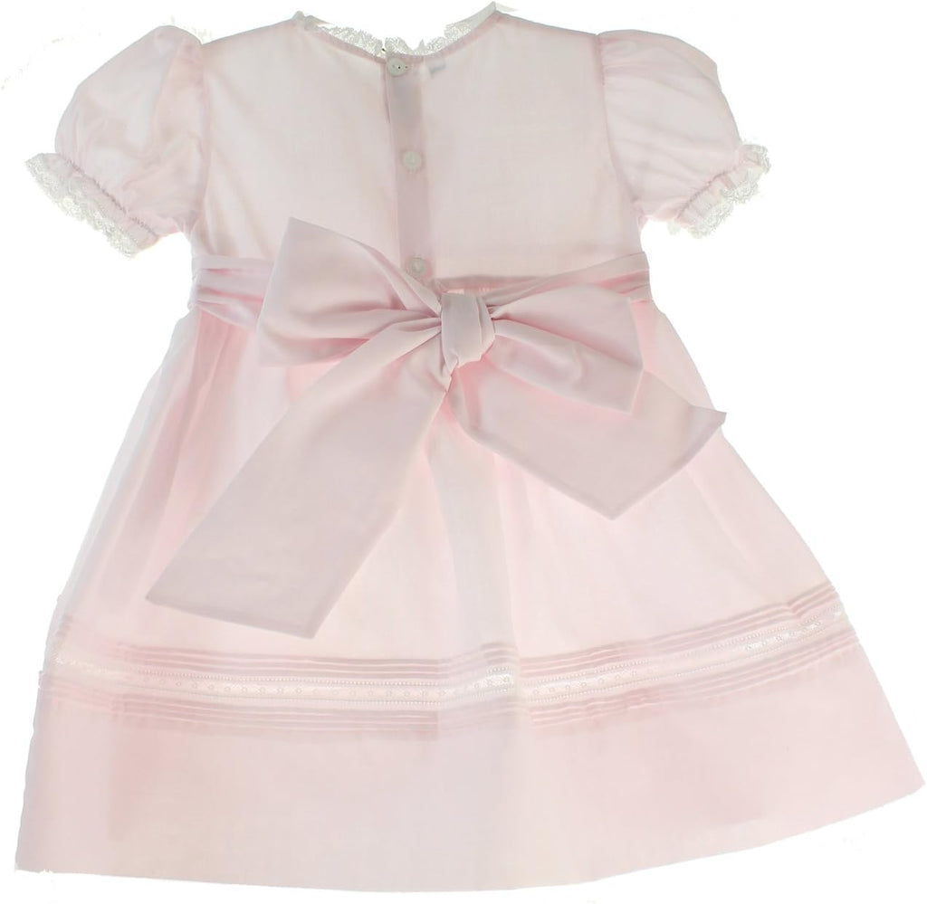Girls Pink Heirloom Dress, 4T