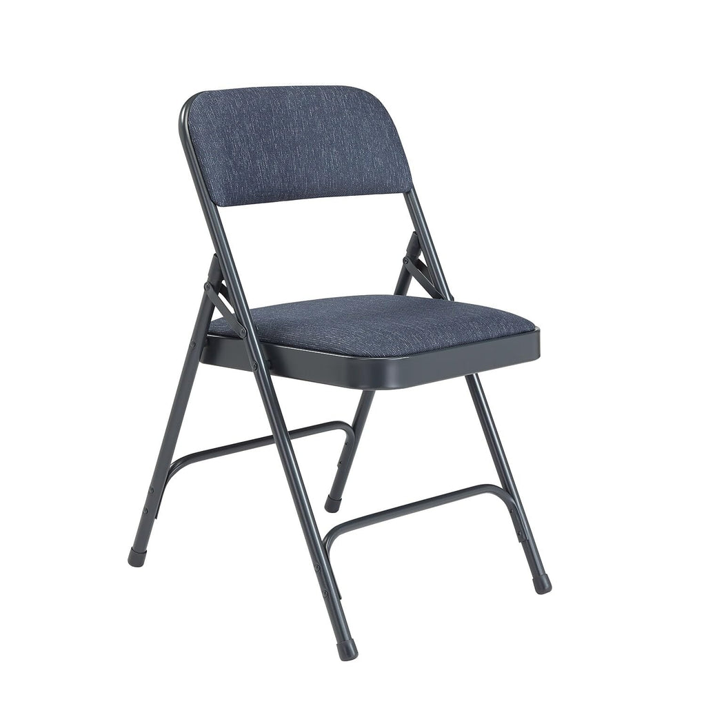 Premium Padded Portable Folding Chairs by - 2200 Series Upholstered, Heavy-Duty Foldable Chairs for Indoor & Outdoor