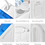Portable Washing Machine, Twin Tub 26lbs Capacity Laundry Washer, 18lbs Washer and 8lbs Spinner Combo with Timer Knobs