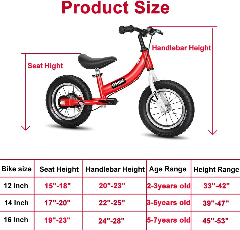 Balance Bike 2 in 1 for Kids 2 3 4 5 6 7 Years Old,Balance to Pedals Bike,12 14 16 inch Kids Bike,with Pedal
