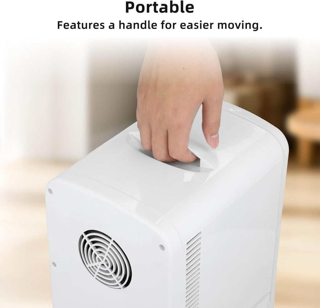 4L/6 Can Portable Mini Fridge,Personal Compact Refrigerator,Small Cooler for Food,Drinks or Skin Care, AC/DC for