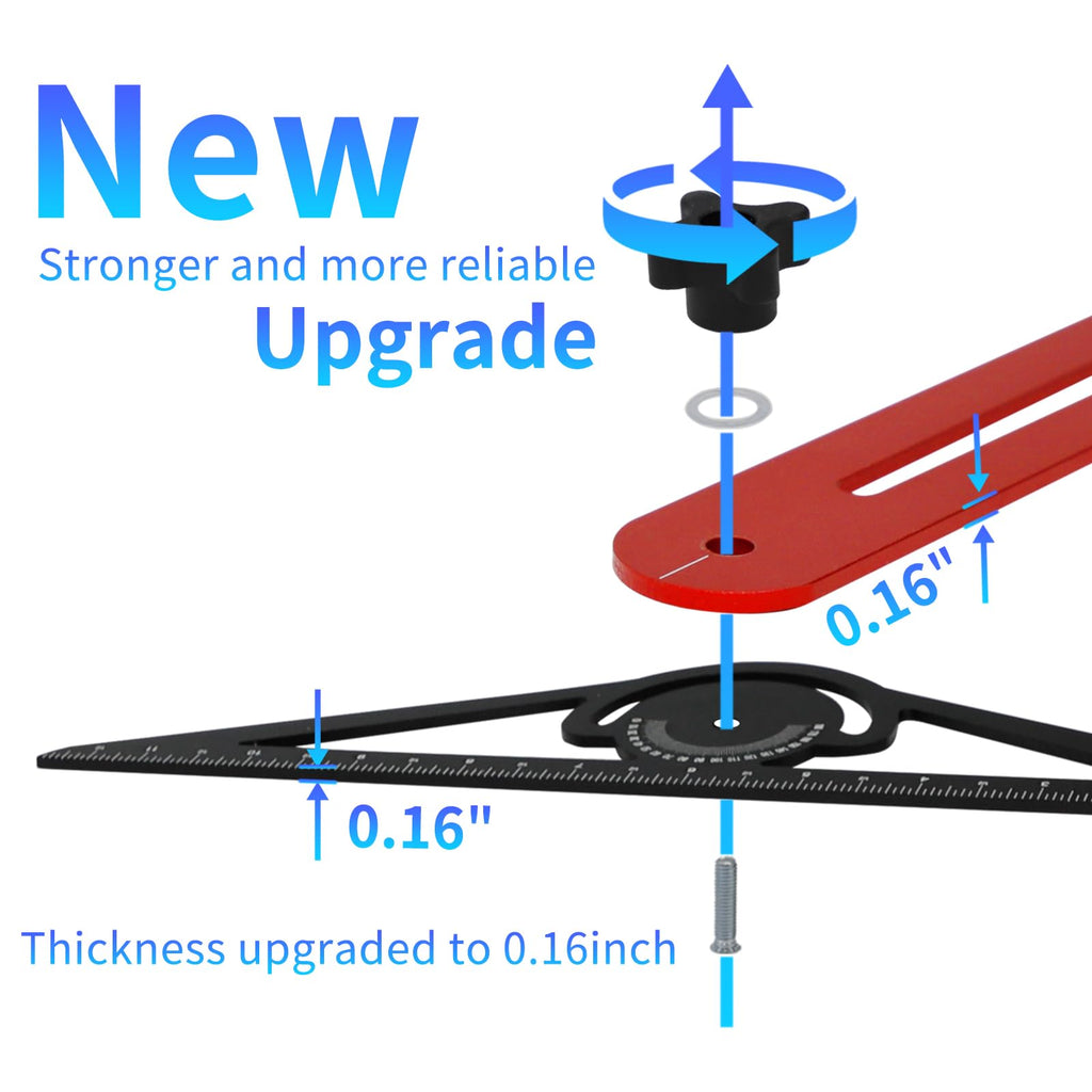 Stair Tread Template Tool, Adjustable 8-72In Stair Measuring Tool