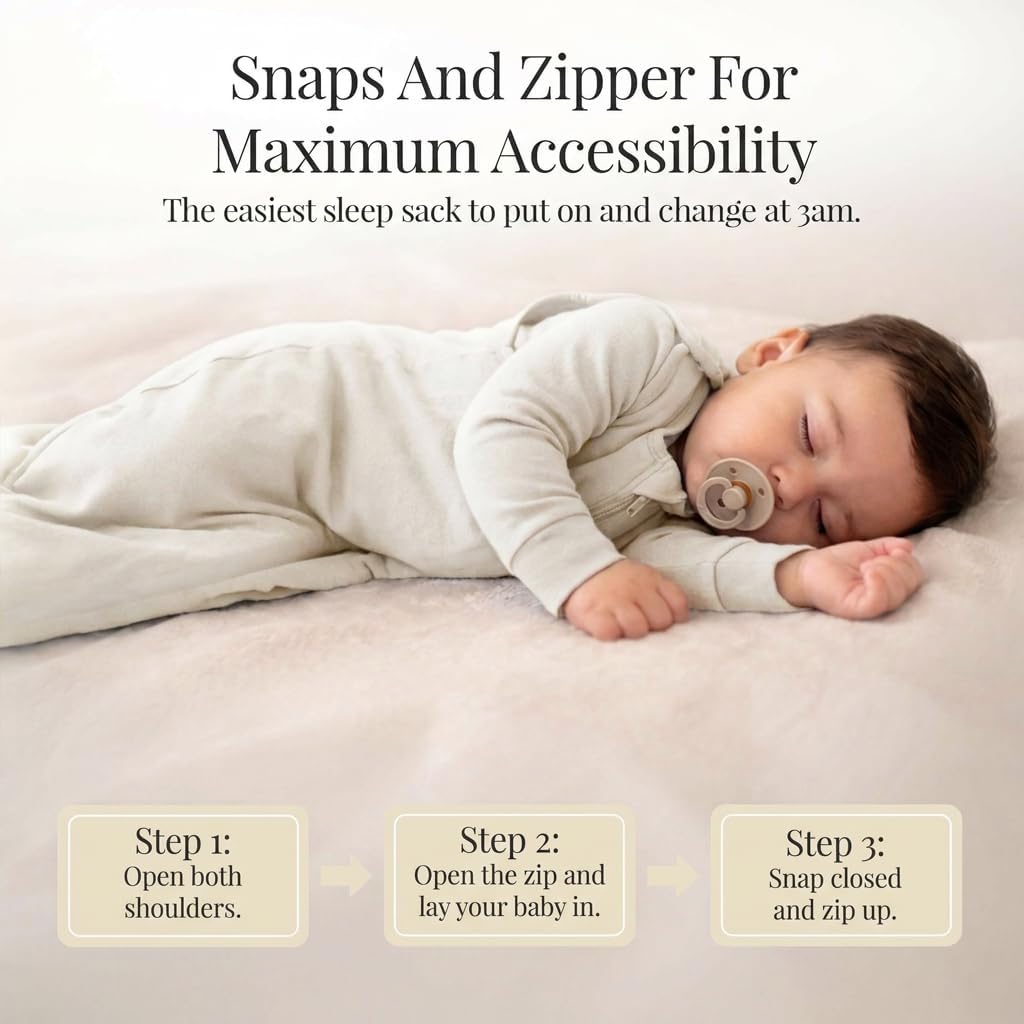 The Champ Bamboo Rayon Adjustable Baby Sleep Sack 1.0 TOG