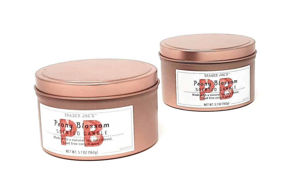Peony Blossom Candle NET WT. 5.7 OZ Each - Set of 2