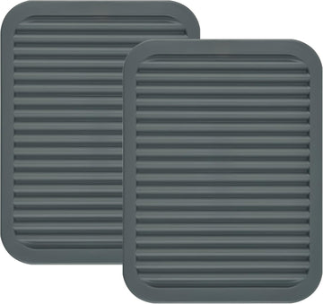 Silicone Trivets for Hot Dishes, for Hot Pots and Pans, Silicone Pads Mat Set, Heat Resistant Placements, Small Dish - Set of 2