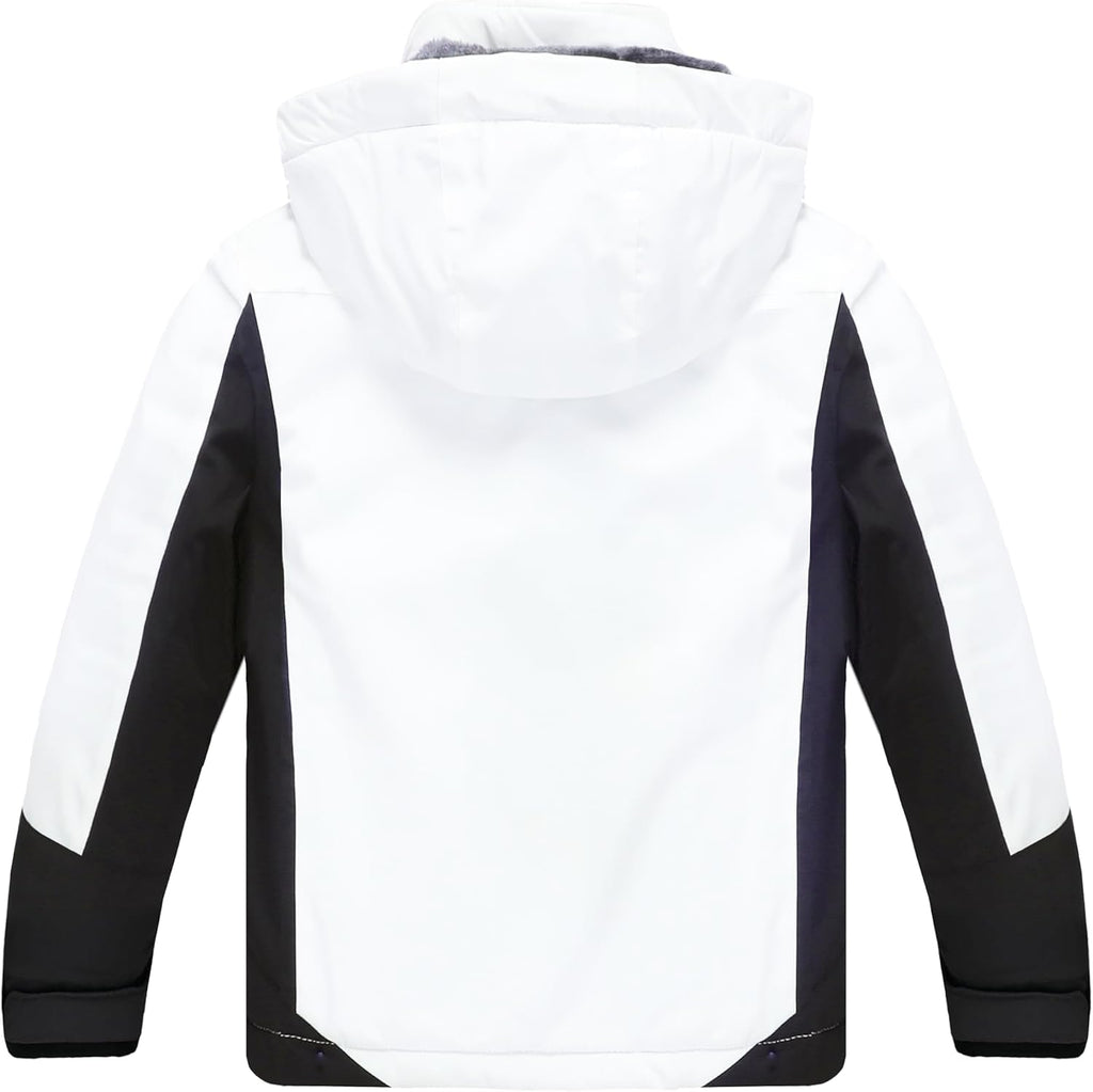 Boys' Ski Jacket Warm Winter Coat Waterproof Snow Jacket Hooded