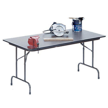 Solid Plywood Core Folding Table, 36" x 72", Medium Oak