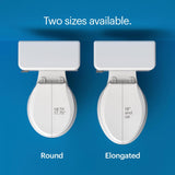 Non-Electric Elongated Bidet Toilet Seat with Dual Nozzles, Ambient Water Temperature, Easy Installation