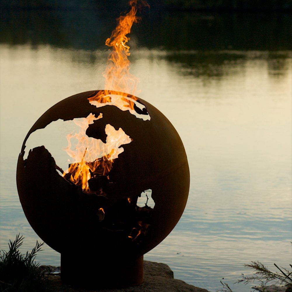 Firepit Art Third Rock Outdoor Fire Pit Bowl TR 36" Diameter